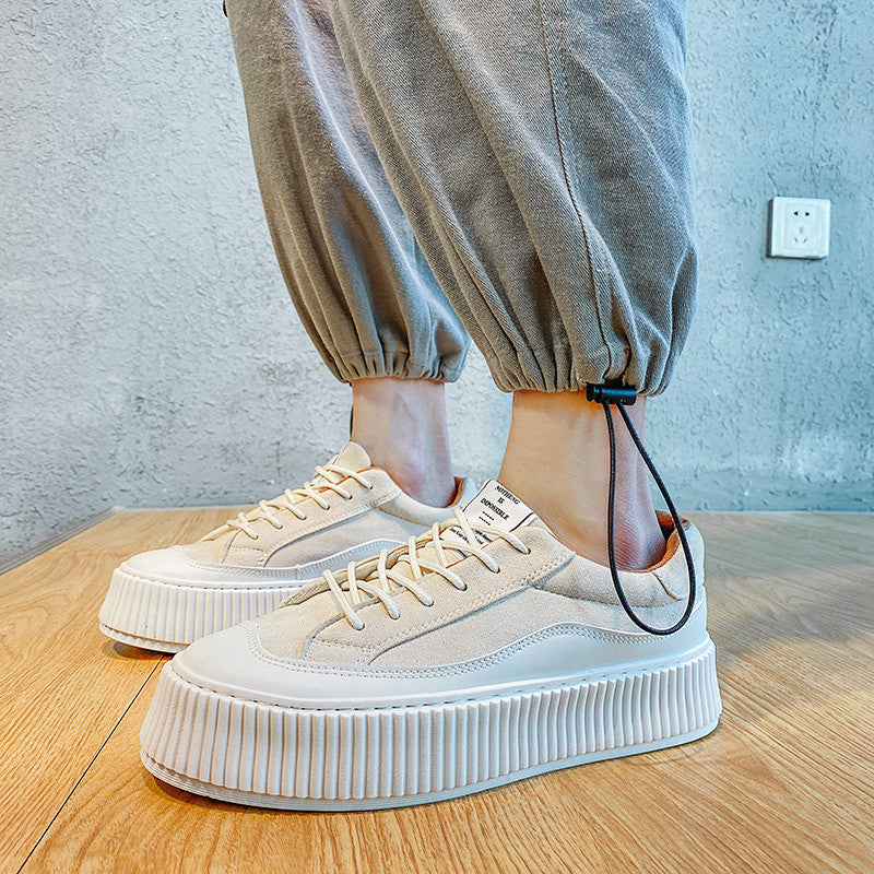 Platform Shoes Trendy Hong Kong Style All-match Platform Shoes