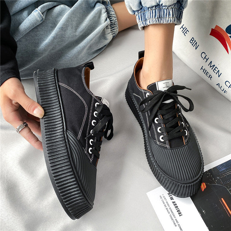 Platform Shoes Trendy Hong Kong Style All-match Platform Shoes