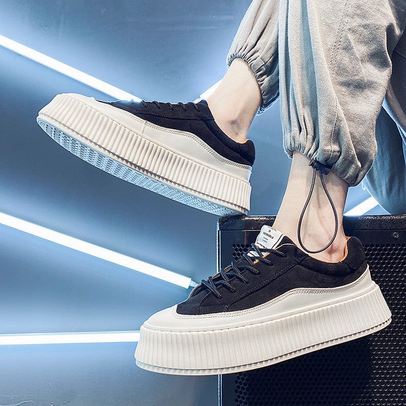 Platform Shoes Trendy Hong Kong Style All-match Platform Shoes