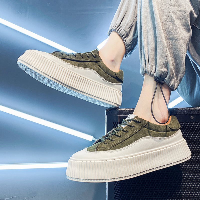 Platform Shoes Trendy Hong Kong Style All-match Platform Shoes