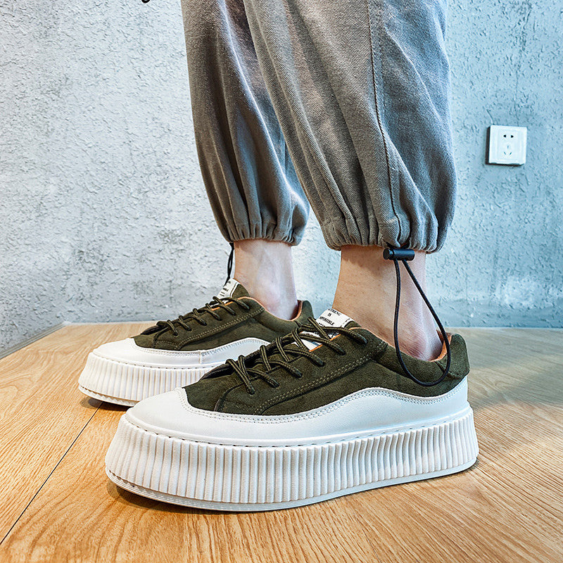 Platform Shoes Trendy Hong Kong Style All-match Platform Shoes