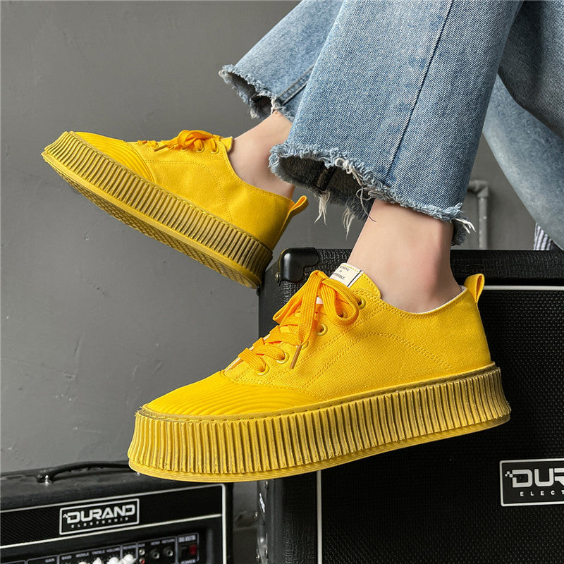 Platform Shoes Trendy Hong Kong Style All-match Platform Shoes
