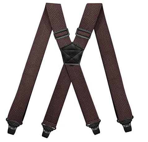 Men's Strap Clip Suspenders Rubber Buckle Aviation