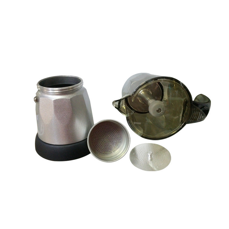 Electrique Moka Pot 480W 220V Expresso Italien Moka Cafetiere Percolateurs Electrique Moka Pot Ue Plug Portable Electrique Cafetiere