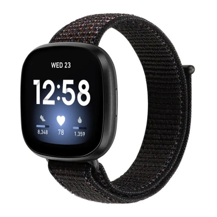 Wristband Velcro Ban Nylon Loop Strap Nylon Braided Wristband Velcro Single Loop