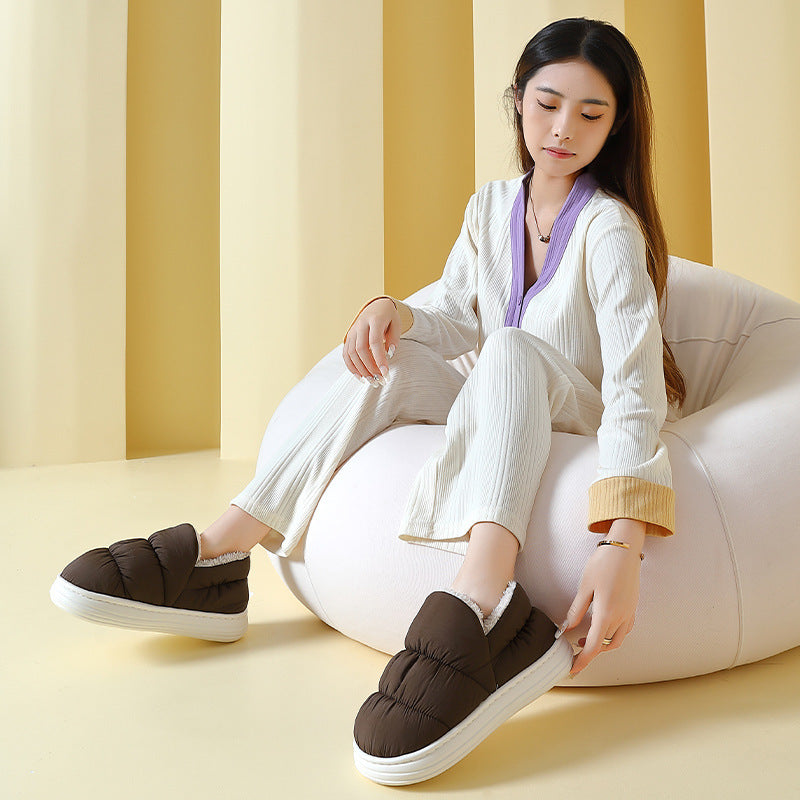 Slippers Women's Winter Ankle Wrap Cotton Slippers Women's Winter