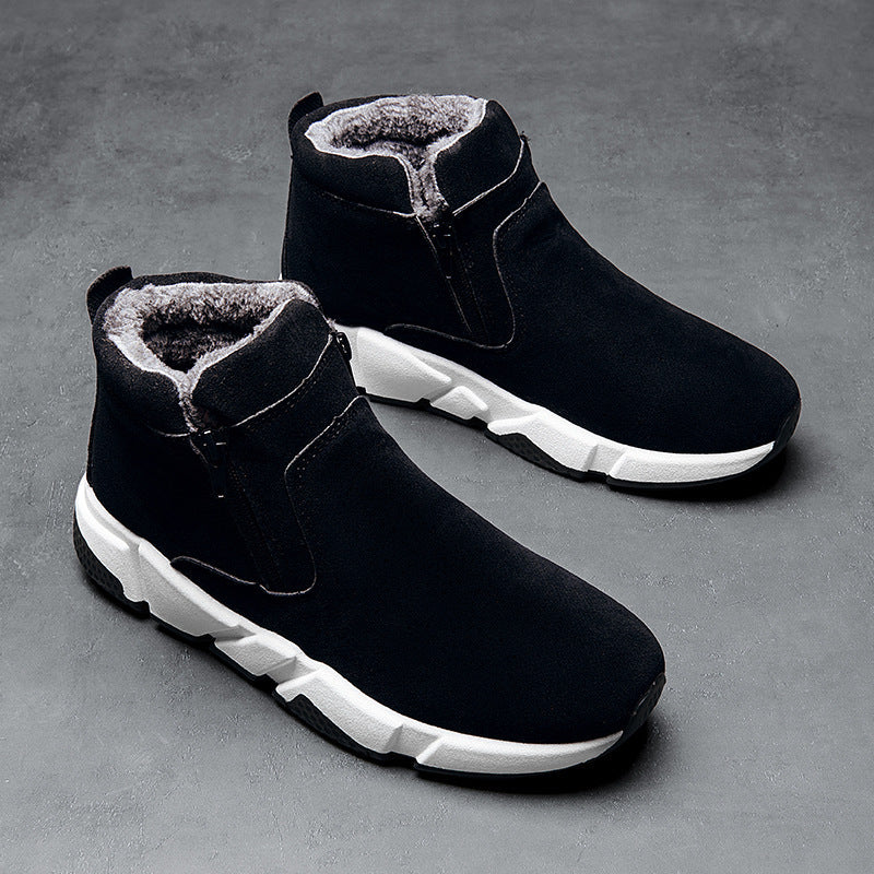 high waist cotton Boots shoes Plush thick warm high waist cotton shoes
