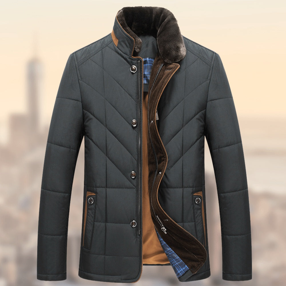Middle-aged And Elderly Padded Jacket Father Winter Clothes - sumet.shop