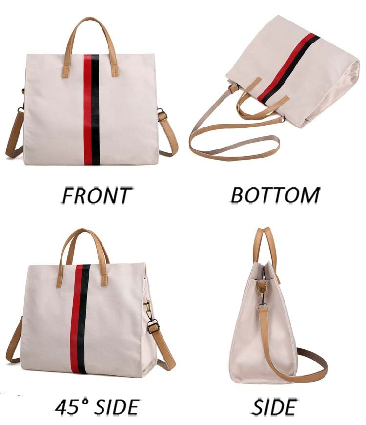 Shoulder Bag Canvas Ladies Work Bag Women Tote Hand Bag