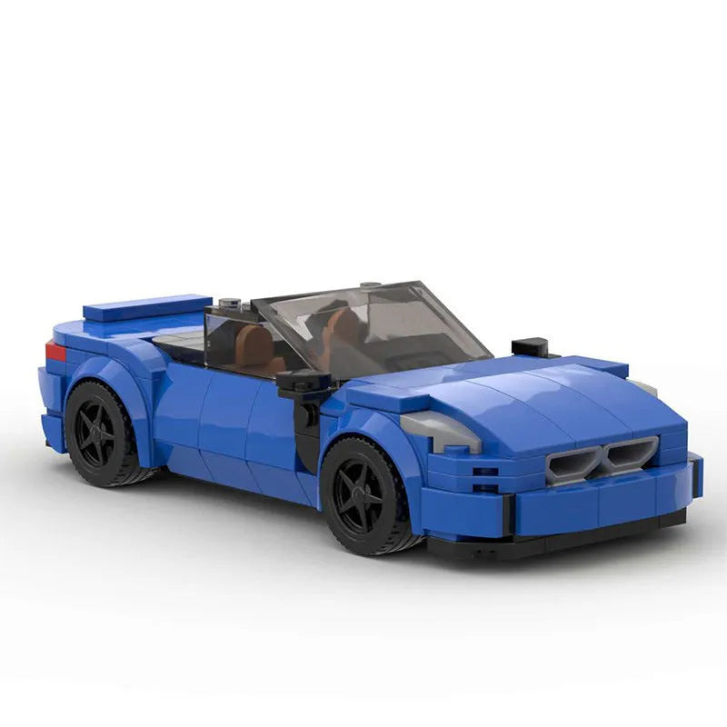 Unit Blocks On Wheels Model Assembling Toys