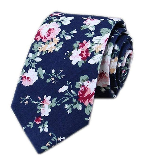 Floral tie cotton printing casual Korean version