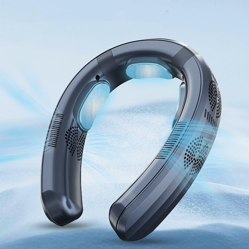 USB Portable Hanging Neck Fan Turbine Refrigeration System