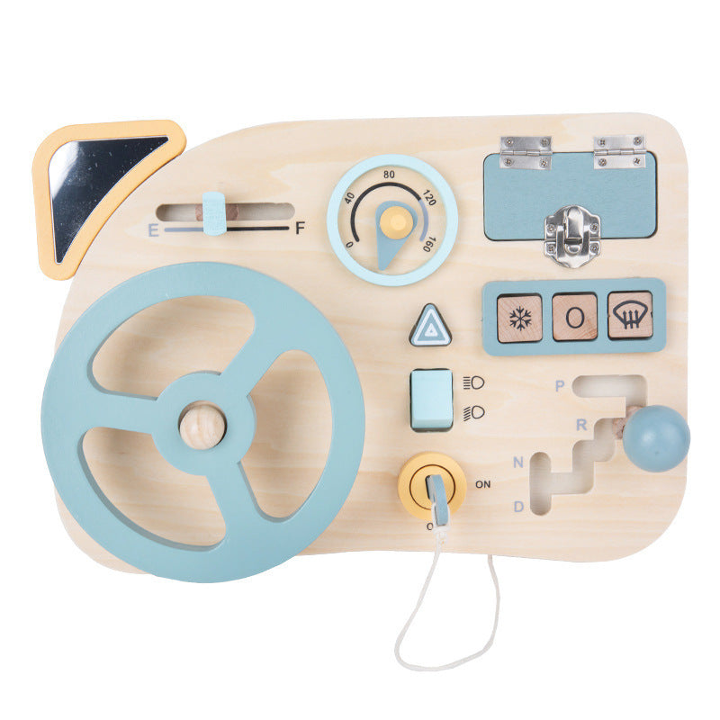 Educational Toys Wooden Colorful Cube Busy Board Early Education Educational Toys For Children