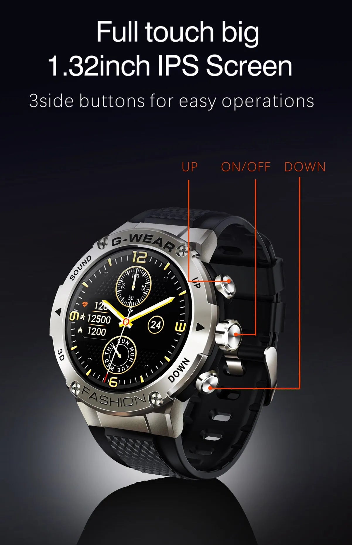 Blood Pressure Blood Oxygen Watch Call Heart Rate Blood Pressure Blood Oxygen Watch