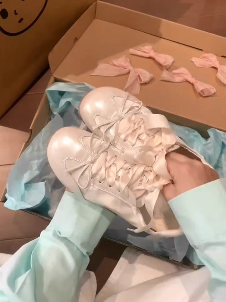 Flats White Shoes Soft Soled Flats White Shoes