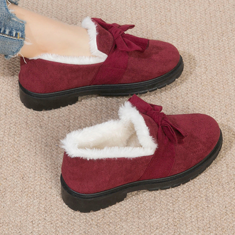 Gommino shoes Winter Fleece-lined Thickened Gommino Warm Non-slip