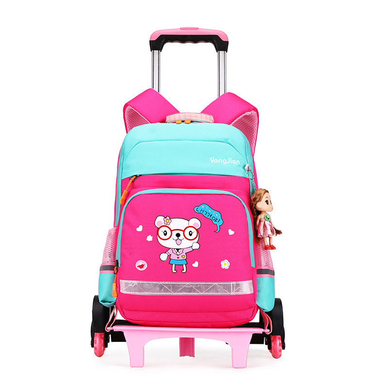 Bag For Elementary Korean Detachable Trolley Bag For Elementary School Students