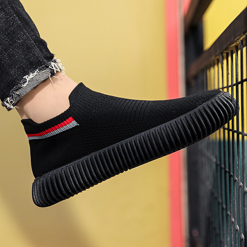 Men's Sneaker Shoes New Flying Woven Breathable