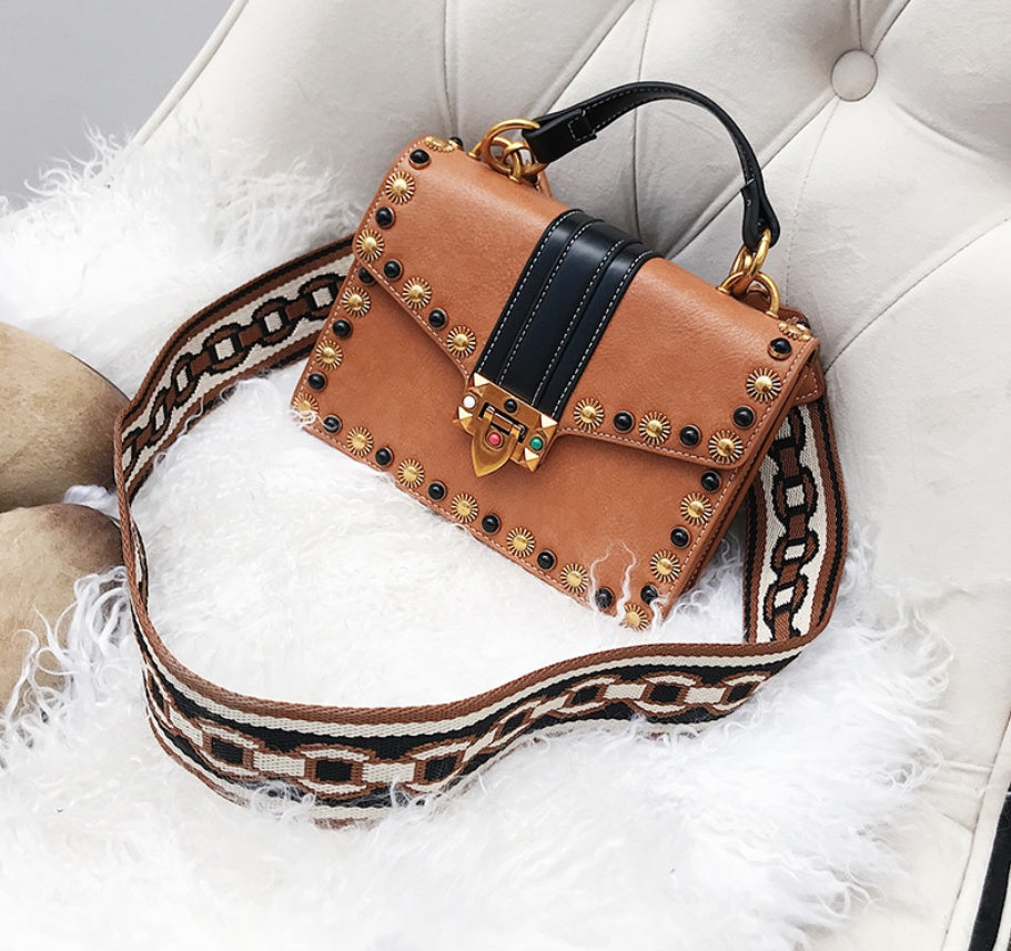Rivet small square bag