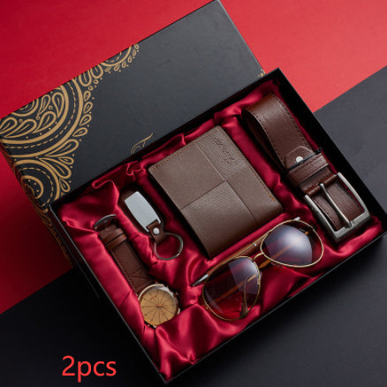 Sunglasses Leather Belt Wallet Business Gifts Suit - sumet.shop