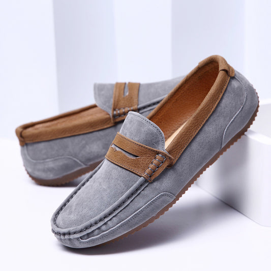 men shoes British trend casual men's shoes frosted low-top shoes