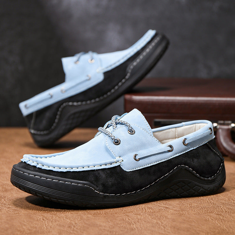Large Size Shoes Retro Men's Large Size Shoes Color Matching