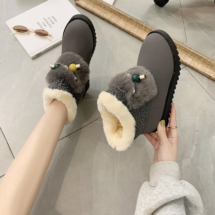 women's boots Platform ankle boots women's shoes