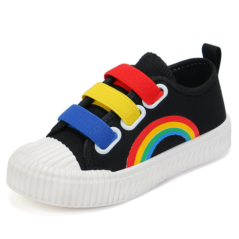 Boys And Girls Sneakers Spring Rainbow Boys And Girls Sneakers Canvas Shoes