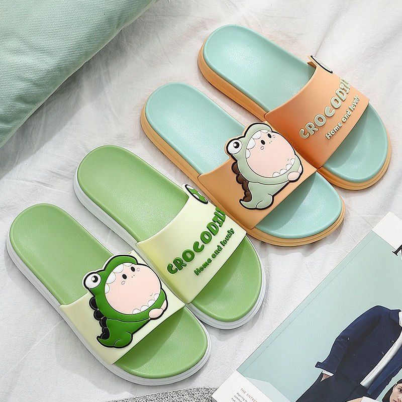 Dinosaur Slippers Cute Cartoon Fashionable Household Dinosaur Slippers