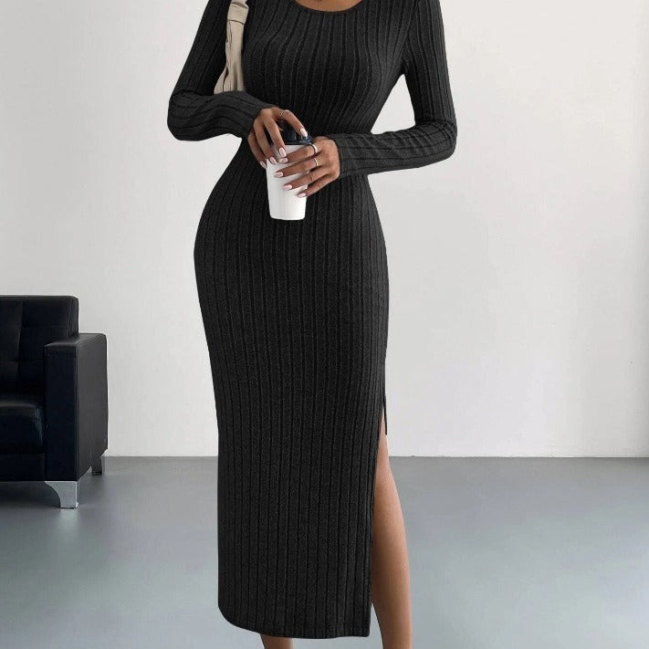 Long Dress Knitted Long Dress Women's Clothing