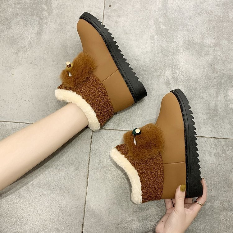 women's boots Platform ankle boots women's shoes