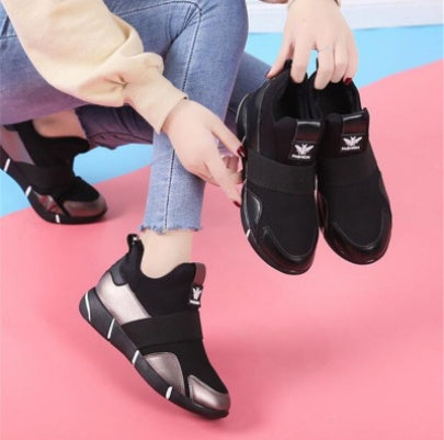 Flying woven shoes elastic daddy shoes