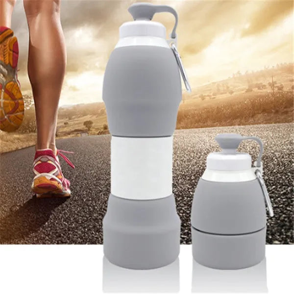 Silicone water bottle folding water bottle