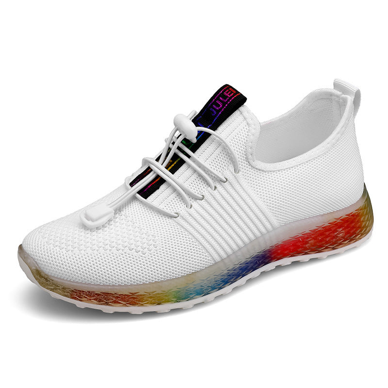 Lightweight Running Shoes Flying Woven Breathable Lightweight Running Shoes Casual Comfortable Breathable