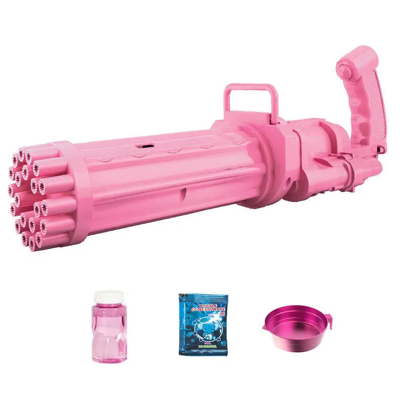 Light Projection Bubble Machine Semi-automatic Children's Bubble Machine Toy