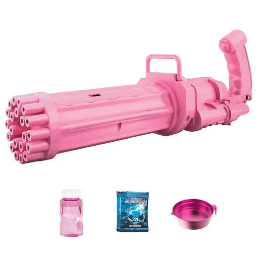 Light Projection Bubble Machine  Semi-automatic Children's Bubble Machine Toy