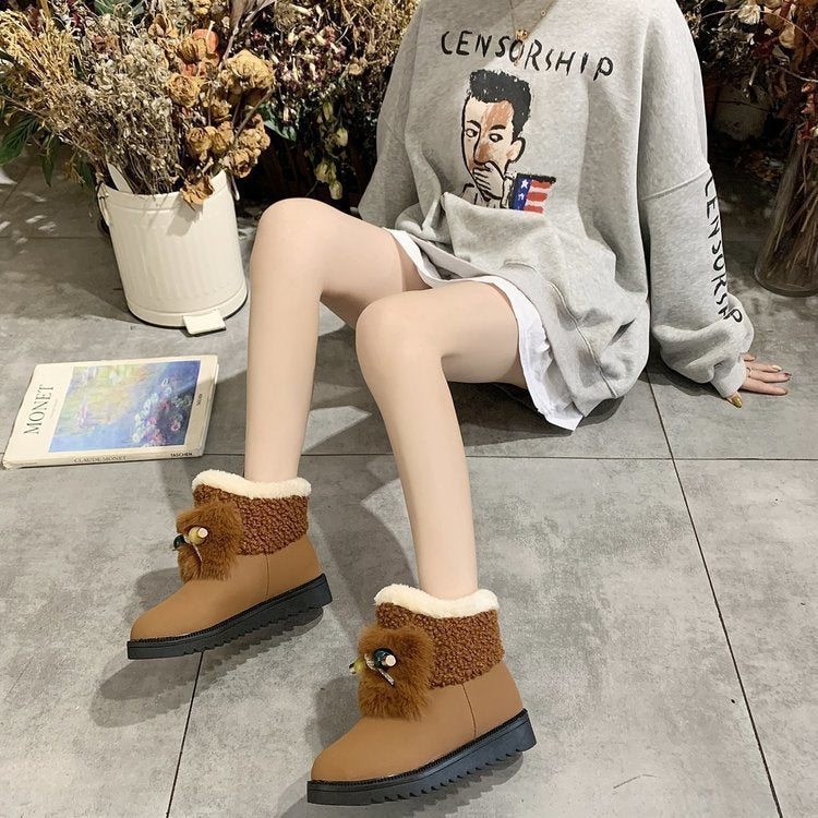 women's boots Platform ankle boots women's shoes