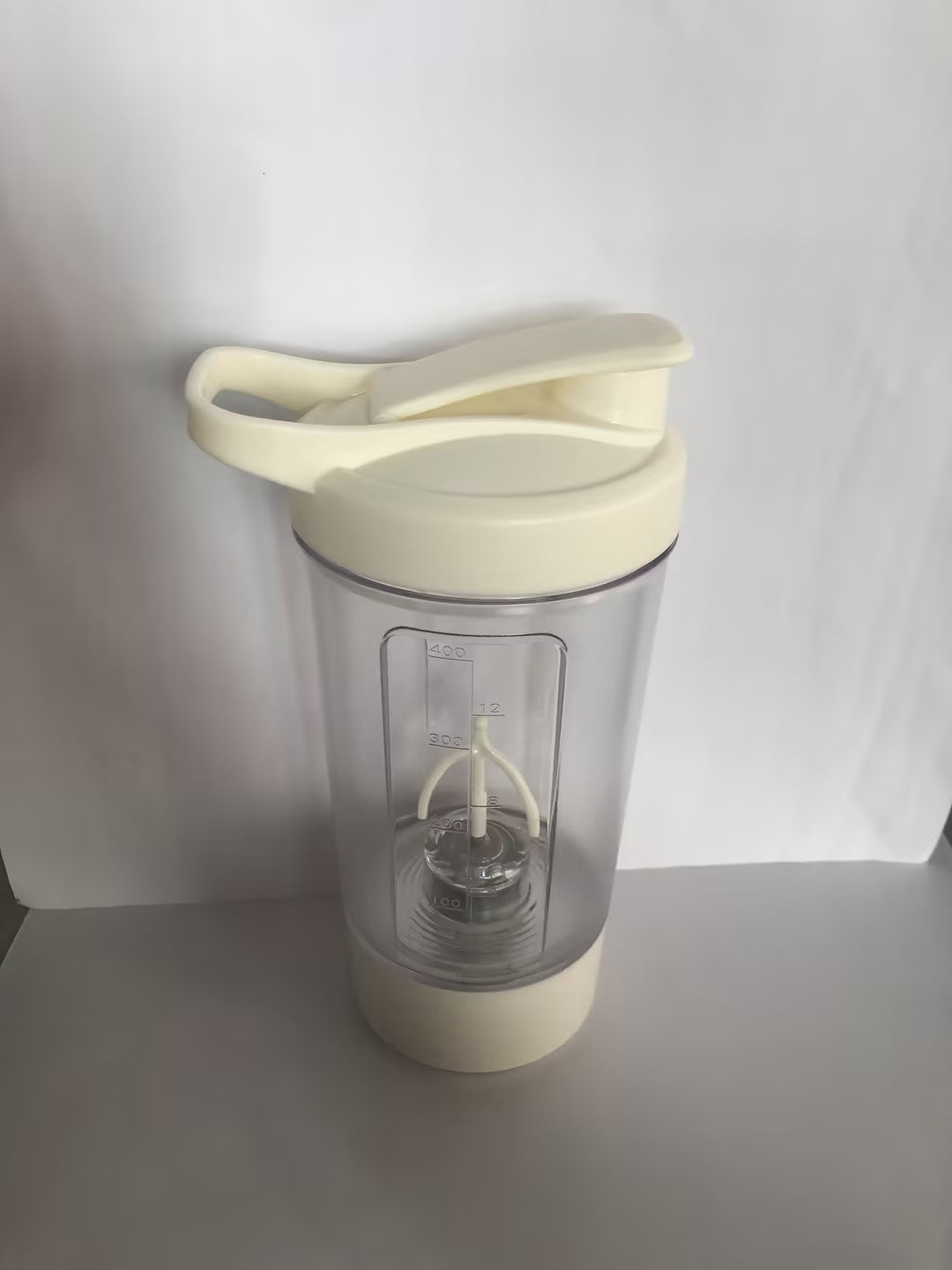Automatic Shaker Mixer 400ML 14oz Electric Protein Powder Mixing Cup Automatic Shaker Mixer Shake Bottle Milk Coffee Blender Kettle Fro Gym 1200mAh