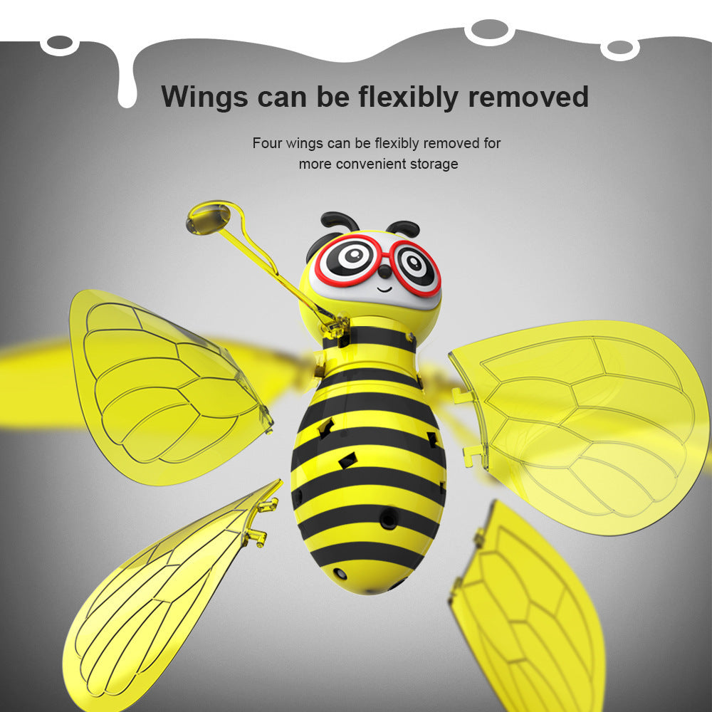 Drone Helicopter Mini Flying Ball Bee Toys - Rc Infrared Induction Drone Helicopter With Shinning Gesture Sensing Bee Flying Vehicle