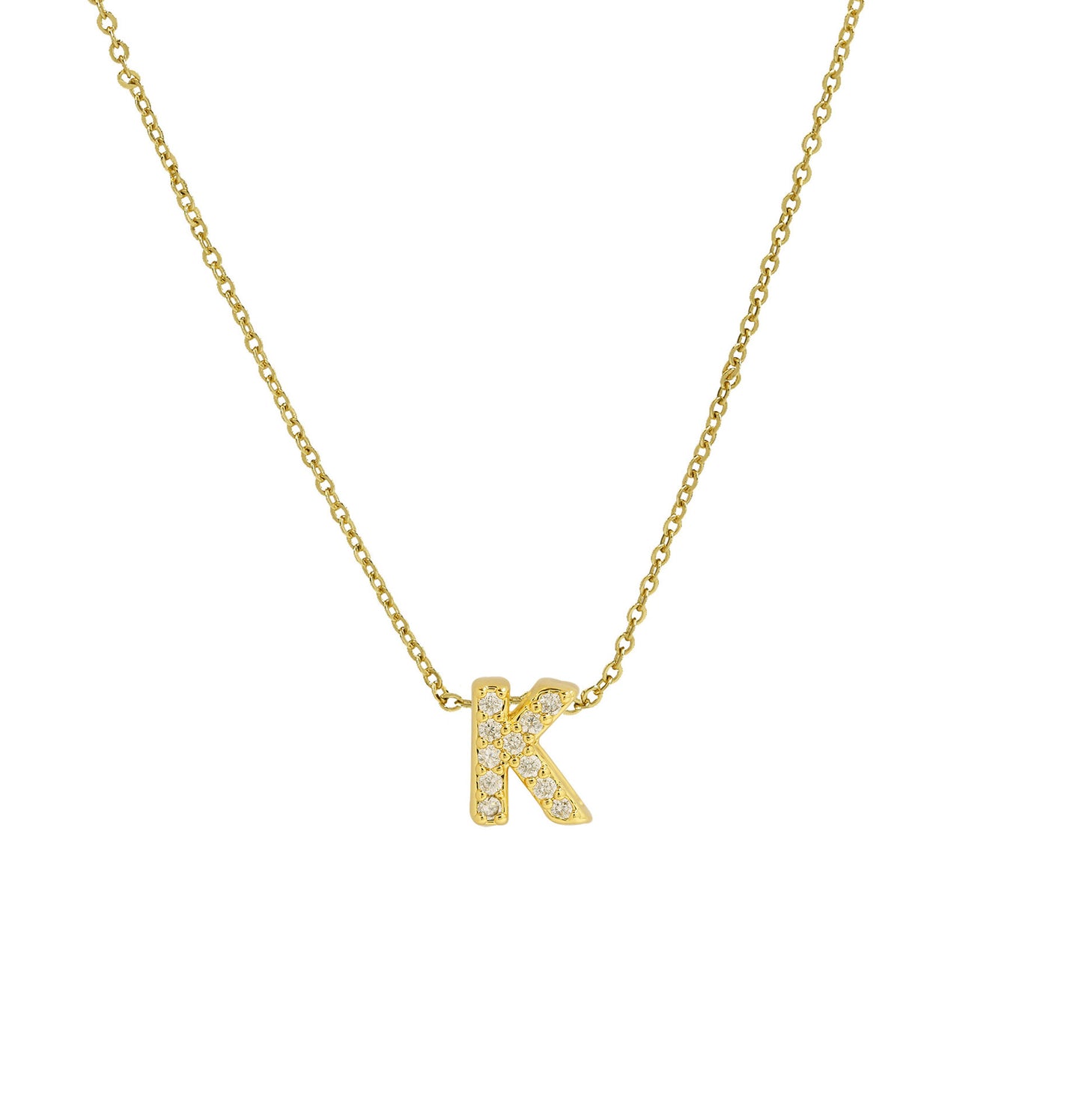 Necklace Pendant Gold Micro Inlaid With Diamond