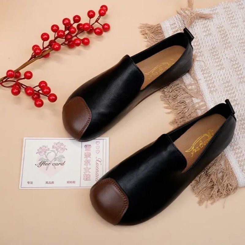 Flat Shoes Retro Women's Soft And Comfortable Smart Flat Shoes