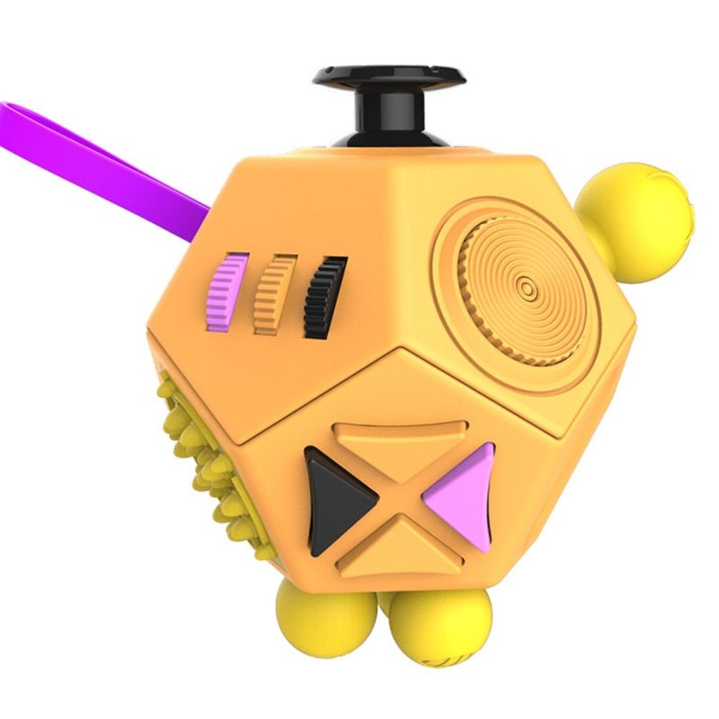 New Antistress Cube Toys Squeeze Stress Reliever Toys Puzzle Magic Cube Toys Stress Cube Come With Box Stress Wheel