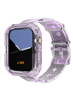 Integrated watch band with TPU protective sleeve for glacier - sumet.shop