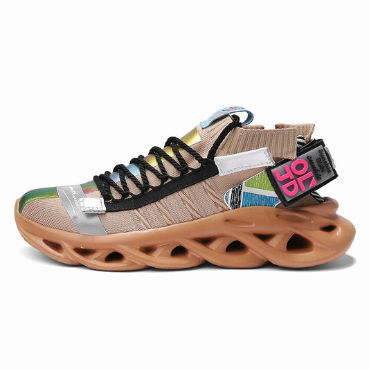 Lightweight Sneaker and Breathable Running Flying Shoes Men's Casual Sports Style