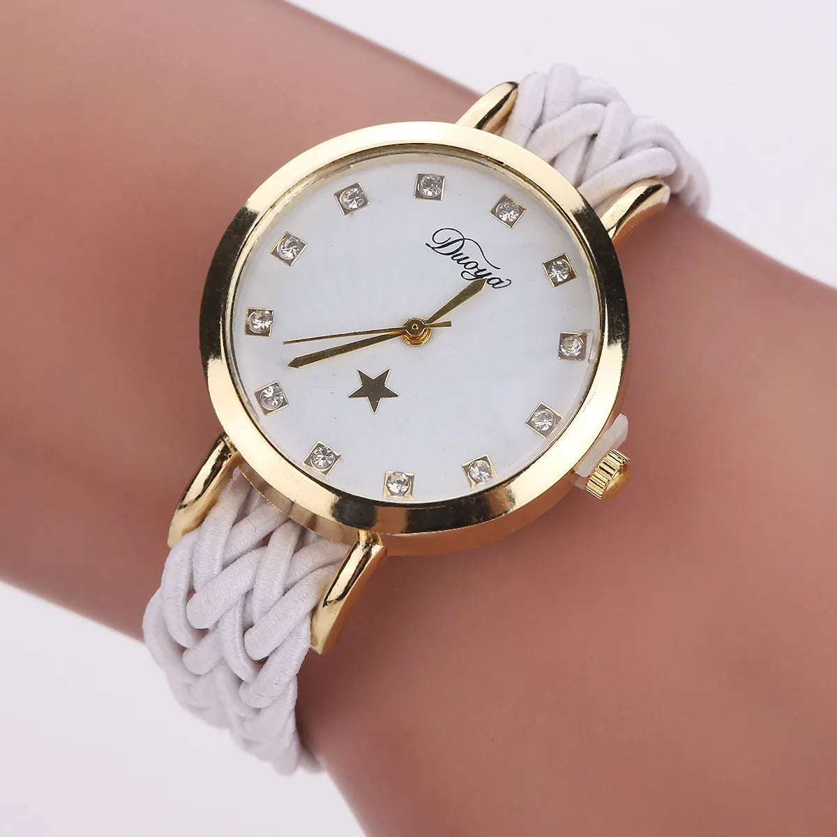 woven ladies watch New multicolor woven ladies watch