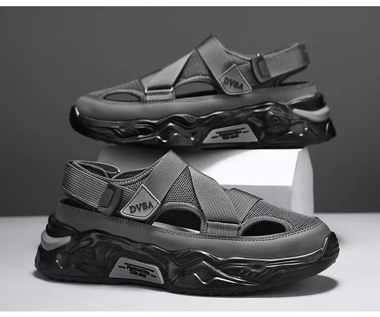 Sandals Men's Summer Platform Lightweight Non-slip Breathable Mesh Sandals - sumet.shop