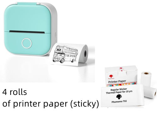 Portable Mini Thermal Label Printer Home Photo Printer Bluetooth-compatible Mini