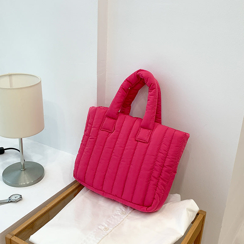 Women's Fashion Casual Solid Color Single Shoulder Handbag