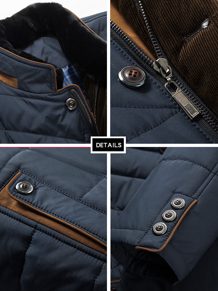 Middle-aged And Elderly Padded Jacket Father Winter Clothes - sumet.shop