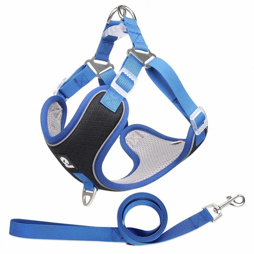 Pet Dog Mesh Reflective Chest Strap